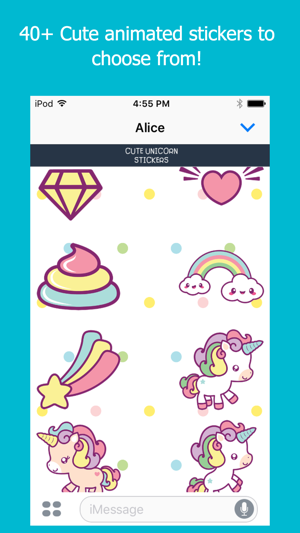 Cute Unicorn Stickers(圖2)-速報App