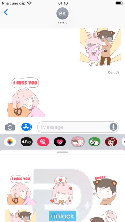 Bunny & Bear Stickers screenshot-3