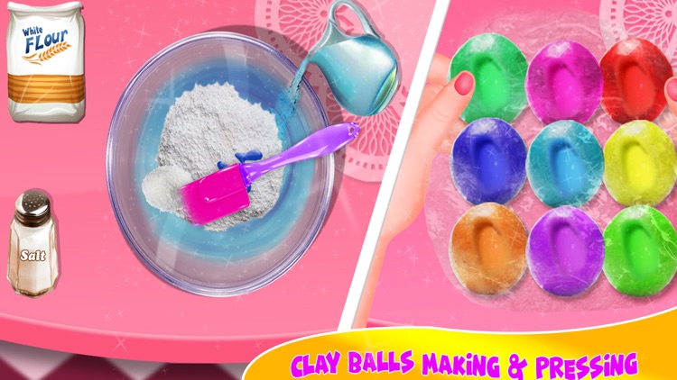 Clay Ball & Balloon Slime Game