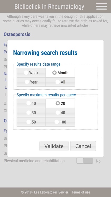 Biblioclick in Rheumatology screenshot-3