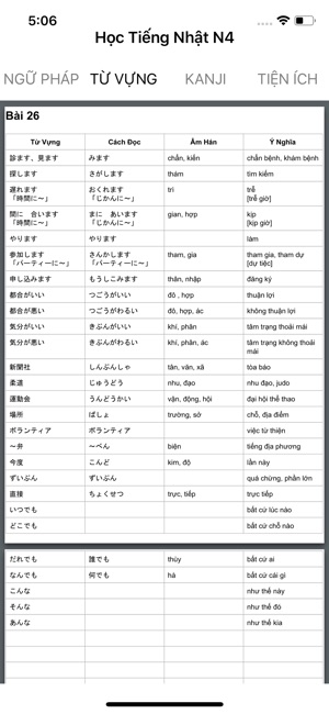 Học Tiếng Nhật N4(圖2)-速報App