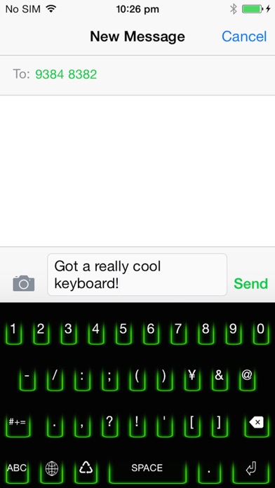 Neon Keyboard - Light Up Your Keys Screenshot 2