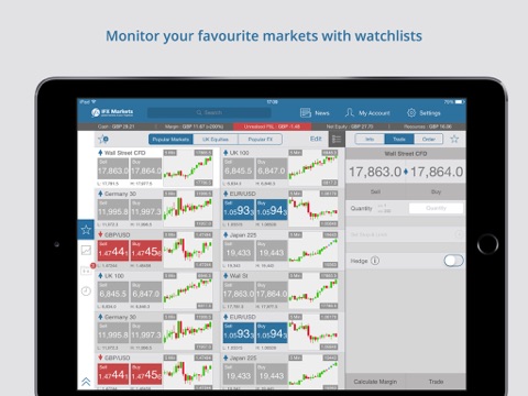IFX Markets Trading for iPad screenshot 2