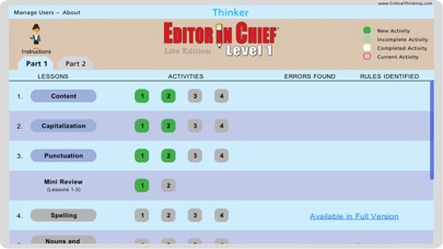 Editor in Chief® Level 1 Lite screenshot 2