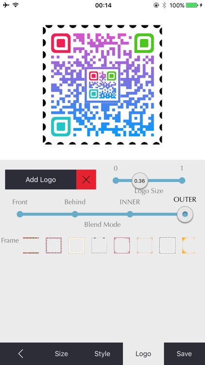 Colorful QR Scanner and Reader