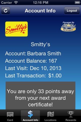 Smitty's Rewards screenshot 3