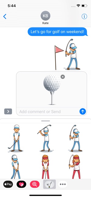 Golf Swings Retro Stickers(圖3)-速報App