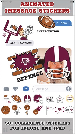 Texas A&M Animated Emojis(圖1)-速報App