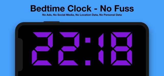 Bedtime Clock - No Fuss