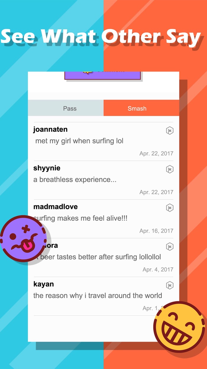 Smash or Pass - juego de desafío para la fiesta