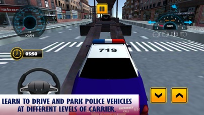 Police Car Carrier-Parking Transporter Simulator screenshot 1