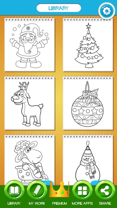 Christmas Coloring Pages Book screenshot 2