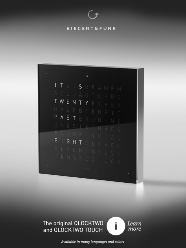 TIME IN WORDS - QLOCKTWO on the App Store TIME IN WORDS - QLOCKTWO on the App Store