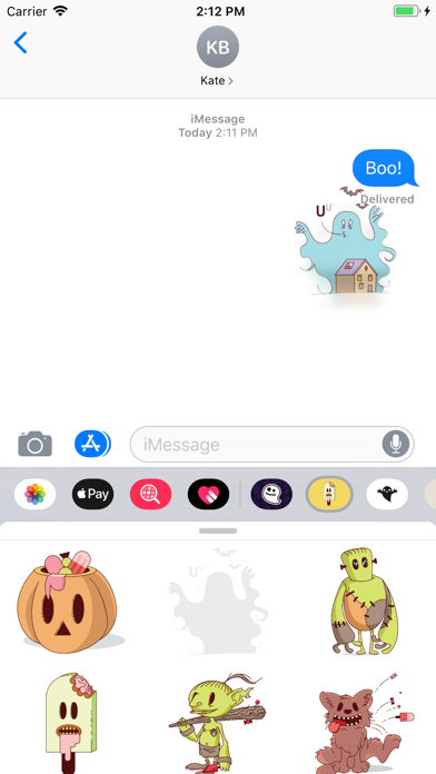 Halloween Monsters Stickers + screenshot 3