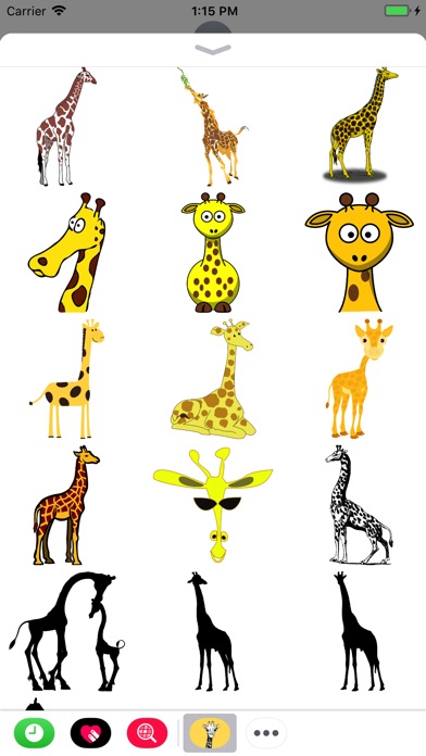 Incredible Giraffe Stickers screenshot 4