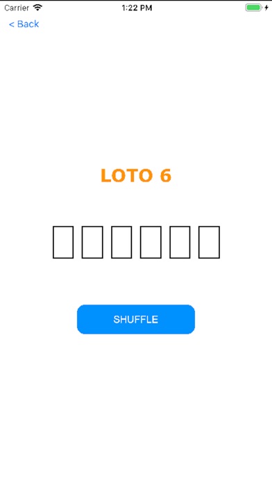 Loto Simulator screenshot 2