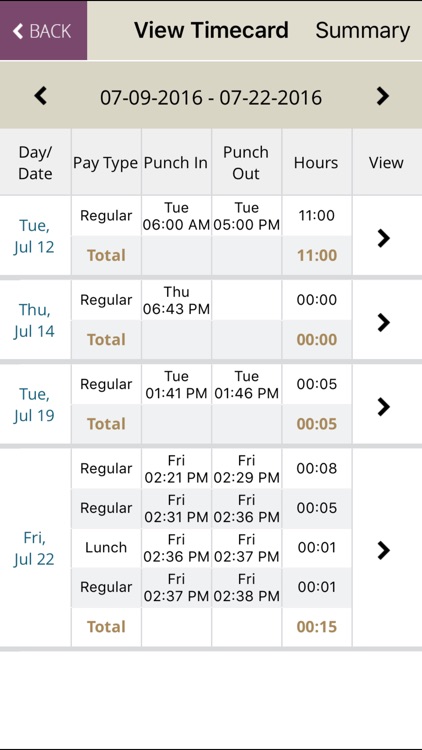 Time Clock: Employee screenshot-3