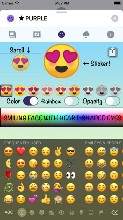 PURPLE Emoji • Stickers screenshot-4