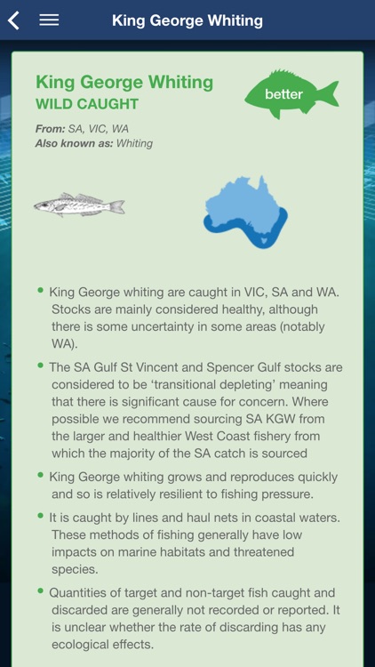 Sustainable Seafood Guide