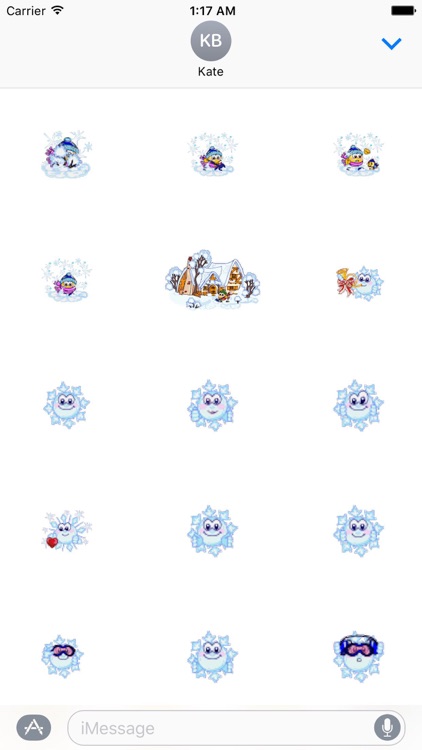 Animated Winter Emoij Sticker
