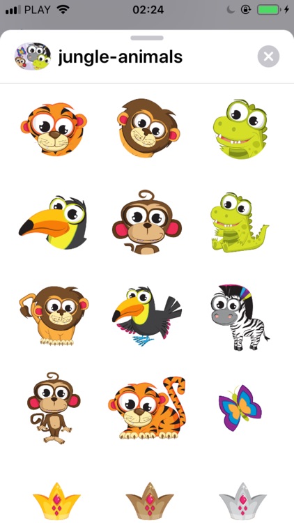 Jungle Animals - Stickers