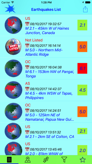 ReporterEarthquakes(圖1)-速報App