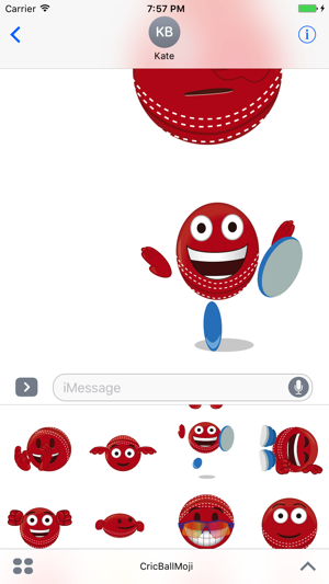 Cricket Ball Emoji - Stickers & Animations(圖2)-速報App