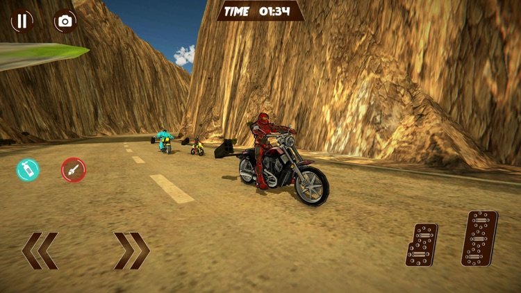 Super Hero Bike Racing screenshot-3