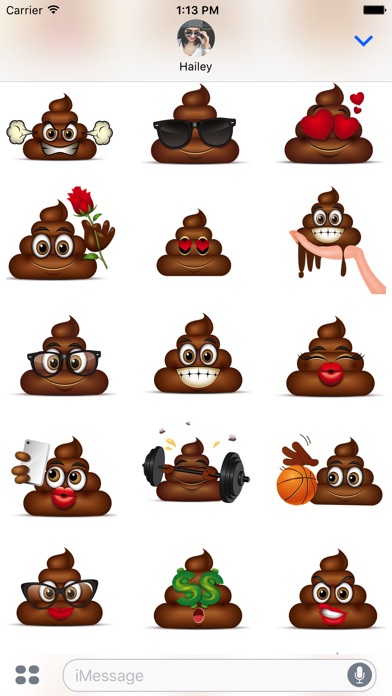 Poop Emoji Stickers - Cute Poo screenshot 3