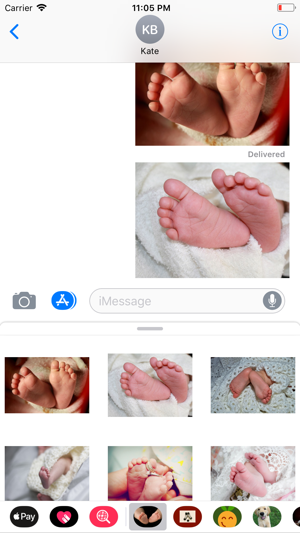 Baby Feet Sticker Pack(圖3)-速報App