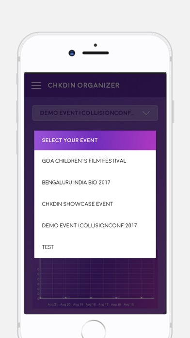 Chkdin Event Organizer App screenshot 2