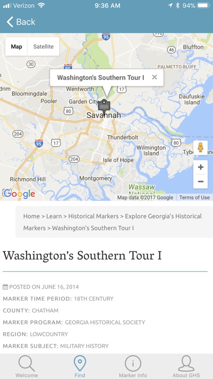 Georgia's Historical Markers screenshot-3