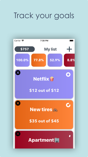 Money box App - Plan purchases(圖2)-速報App