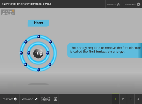 Ionization Energy on the PT screenshot 2