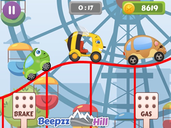 Beepzz Hill гоночная игра для iPad
