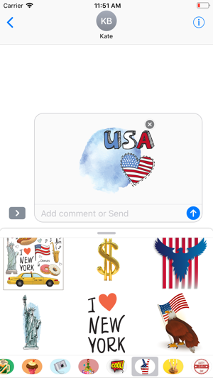 America Love Stickers(圖4)-速報App