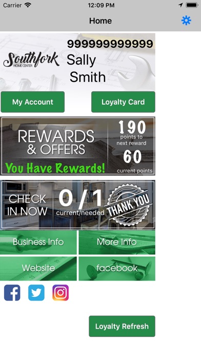 Southfork Home Center Rewards screenshot 2