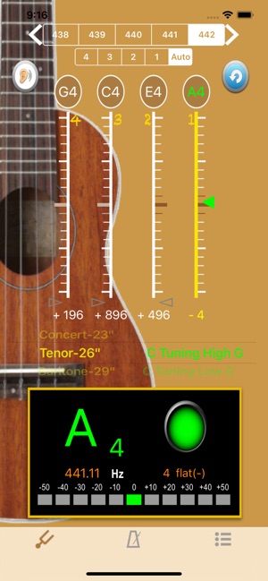 烏克調音器-烏克麗麗調音器-Ukulele Tuner