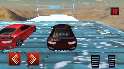 Chained Car Race In Snow screenshot 3