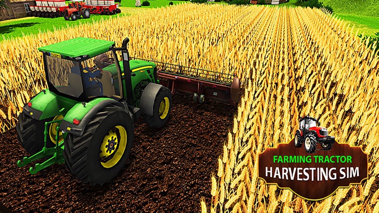 Farming Tractor Harvesting Sim screenshot-4
