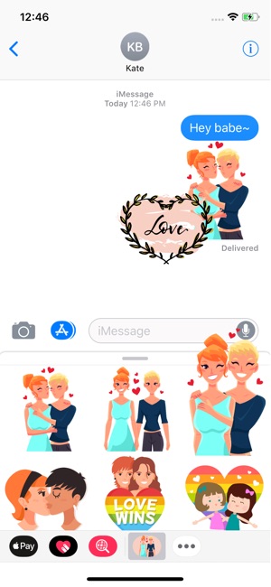 Girls in Love Stickers(圖1)-速報App