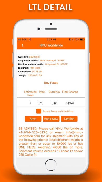 NMU Worldwide-LogisticApp screenshot 3