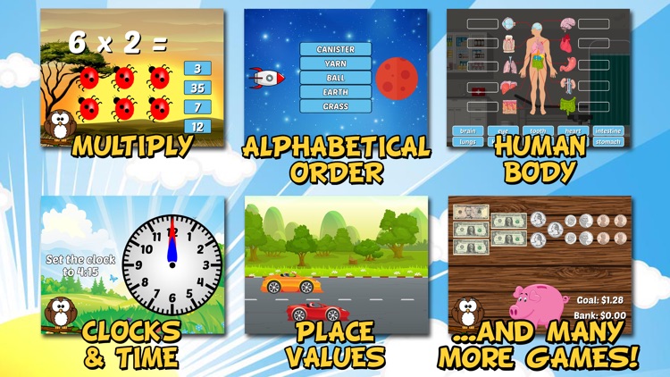 Second Grade Learning Games