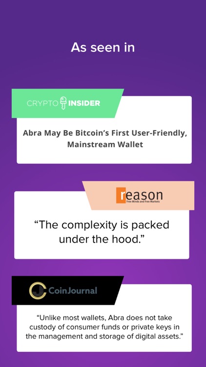 Abra: Bitcoin, XRP, LTC screenshot-4