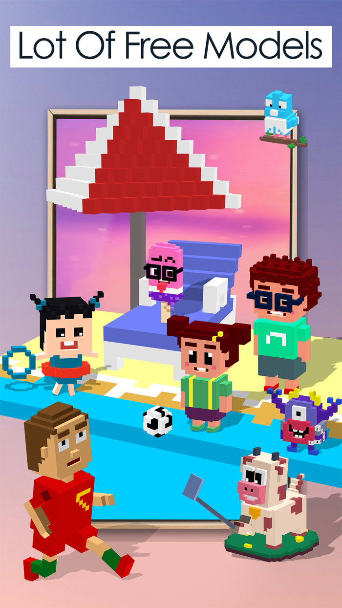 Voxel 3D Color Game by Numbers