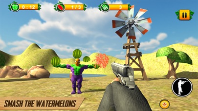 Watermelon Shooting Fruit Game screenshot 1