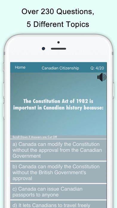 How to cancel & delete Canada Citizenship Test from iphone & ipad 2