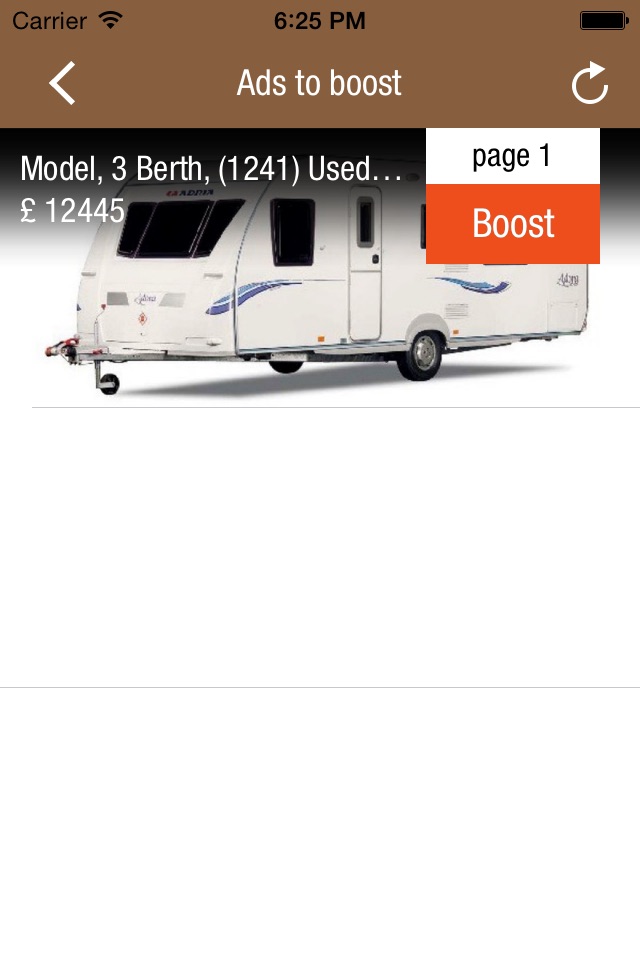 Caravans For Sale - Ad Manager screenshot 2