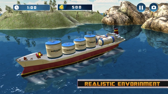 Oil Tanker Cargo Ship Sim 3D(圖4)-速報App