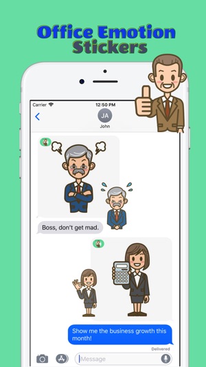 Office Emotion Stickers(圖1)-速報App